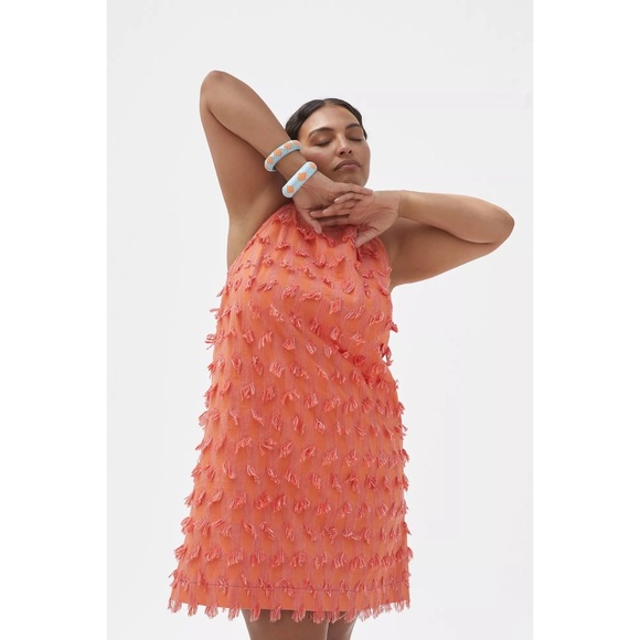 Anthropologie Textured Shift Dress - Picture 4 of 4